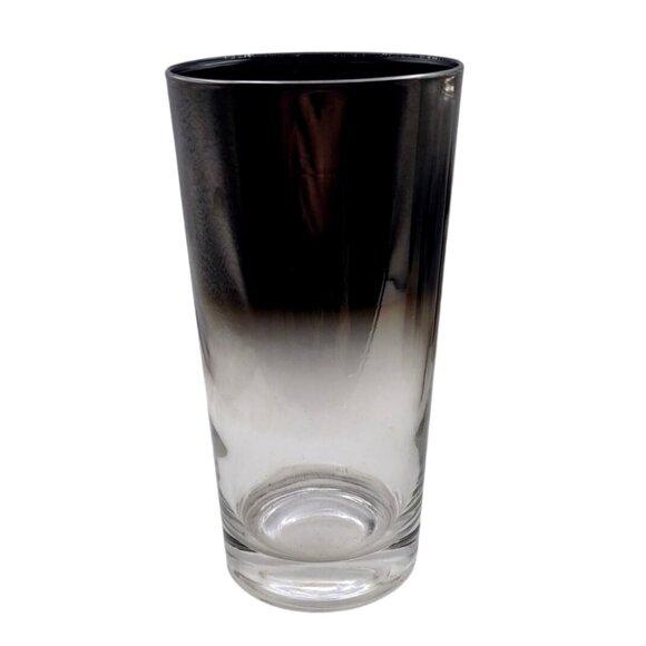 Vintage MCM Silver Mercury Fade Highball Tom Collins Tumblers Ombre Set Of 6 - Picture 5 of 6